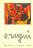 Enrico Ragni: personale del 1959, a Milano. Copertina del catalogo